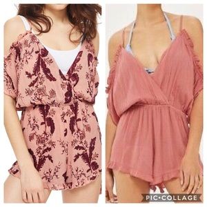 2 Topshop Cold Shoulder Rompers